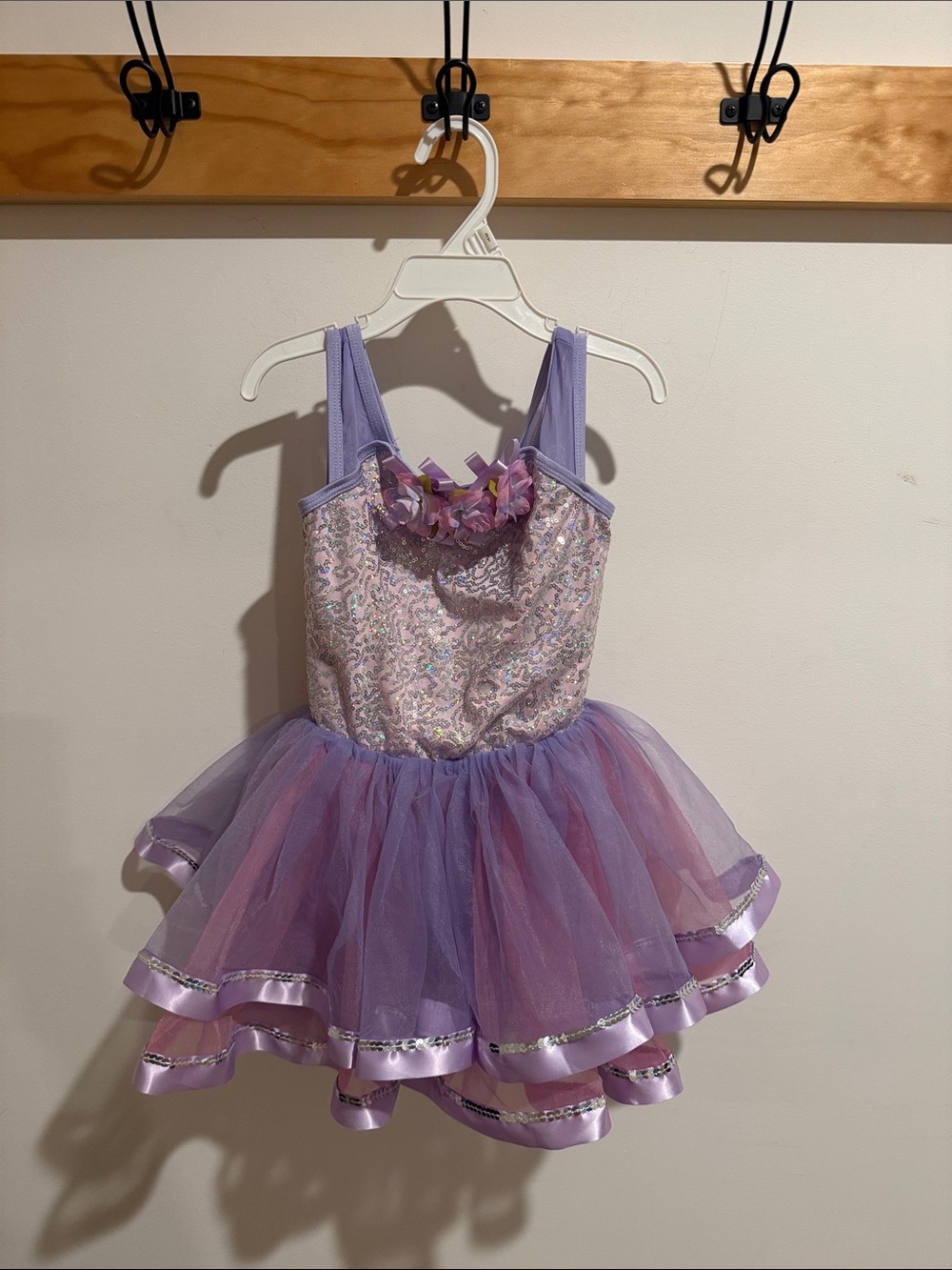 Lavender Sparkle Tulle Ballet Costume Dress for Girls
